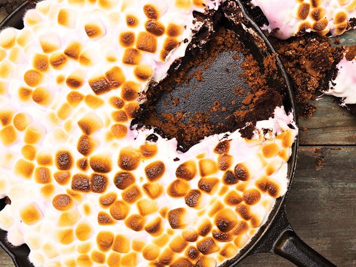 Wood - Fired Skillet Brownies - Kitchen In The Garden