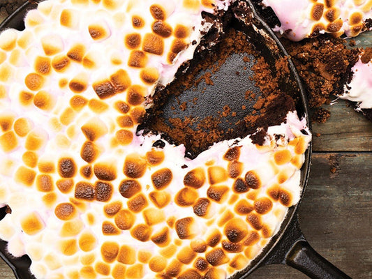 Wood - Fired Skillet Brownies - Kitchen In The Garden