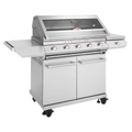 Beefeater 7000 Series Classic 5 Burner BBQ & Side Burner Trolley. Buy direct from Kitchen in the Garden - suppliers of Beefeater BBQs and Grills