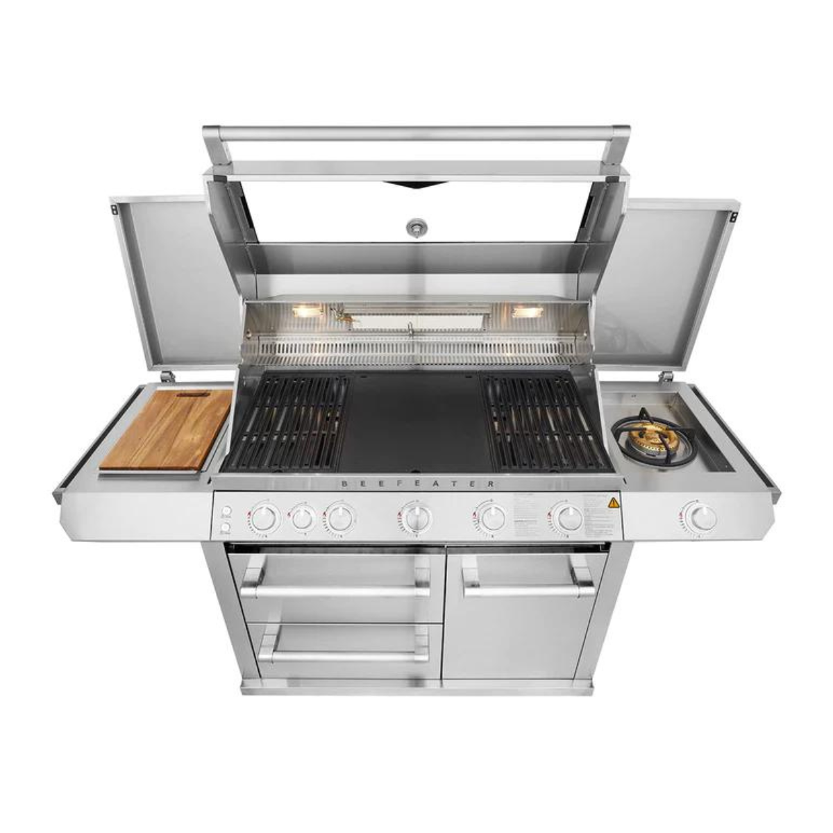 Beefeater 7000 Series Premium 5 Burner BBQ & Side Burner Trolley