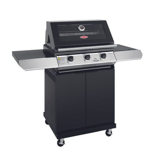 Beefeater 1200E 3 Burner Grill and Side Burner with Cart - Kitchen In The Garden