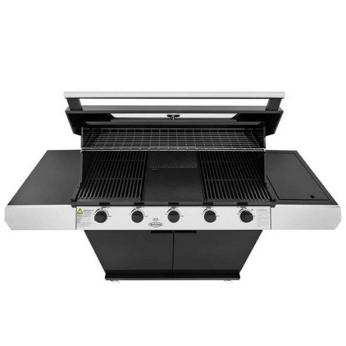 Beefeater 1200E 5 Burner Grill and Side Burner with Cart - Kitchen In The Garden
