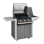 Beefeater 1500 3 Burner Grill and Side Burner with Cart - Kitchen In The Garden