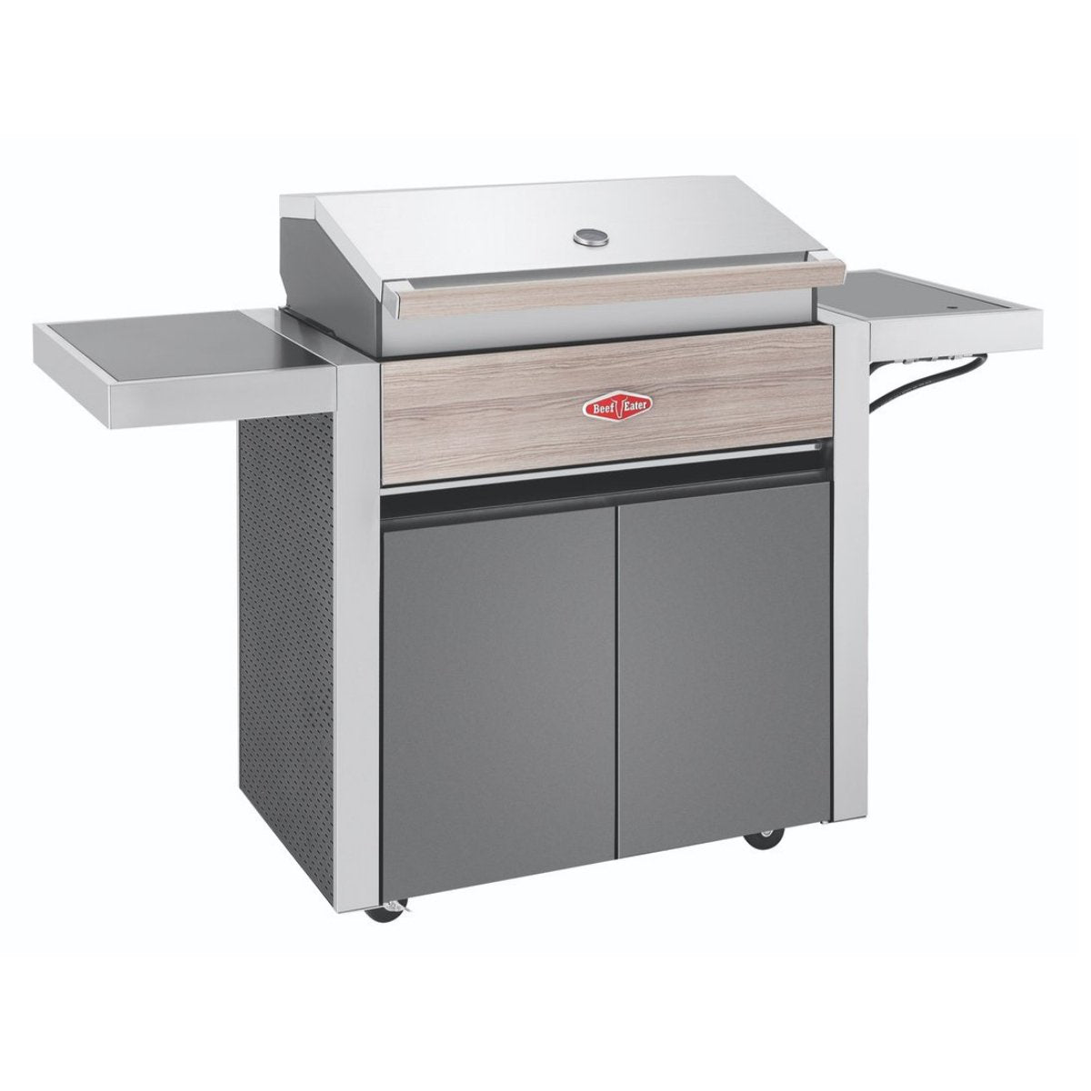 Beefeater 1500 4 Burner Grill and Side Burner with Cart - Kitchen In The Garden