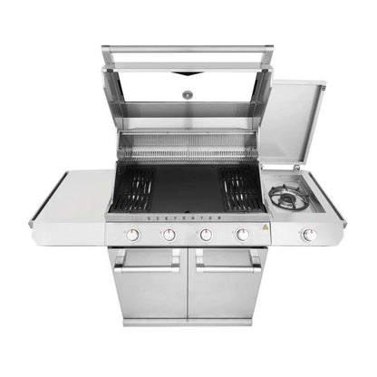 Beefeater 7000 Series Classic 4 Burner BBQ & Side Burner Trolley - Kitchen In The Garden