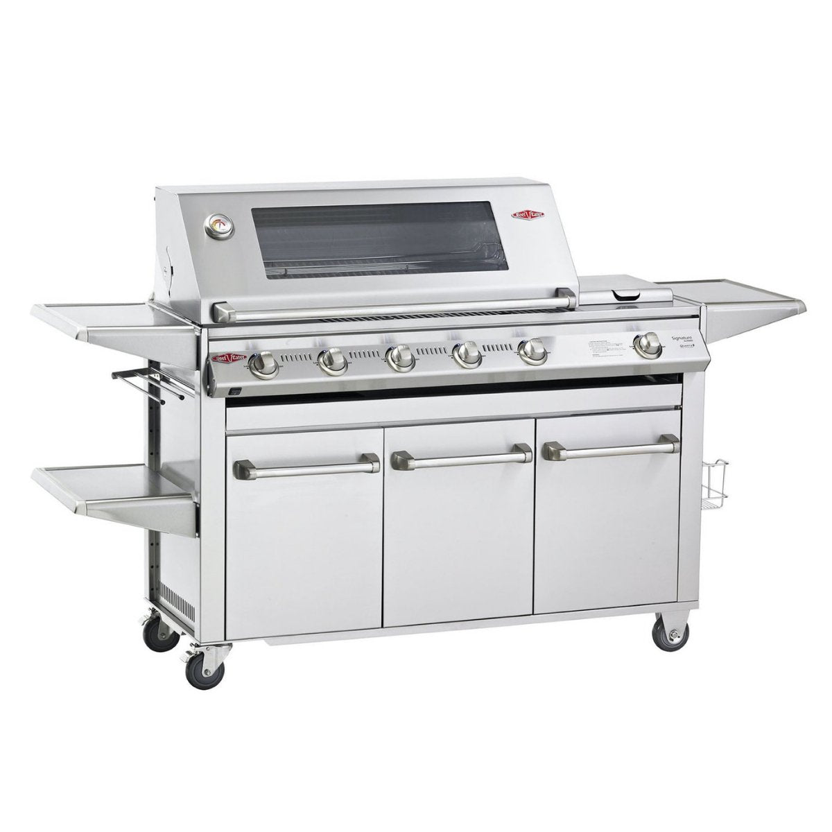 Beefeater SL4000S 5+1 Burner Grill and Side Burner with Cart - Kitchen In The Garden