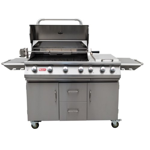 Bull 7 Burner Grill with Cart - Kitchen In The Garden