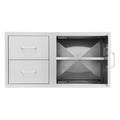 Bull Pantry Lining + Middle Shelf for Door/Drawer Combo 97cm - Kitchen In The Garden