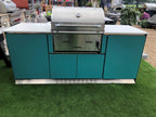 Ex-Display OF kitchen with Bull Bison Charcoal Grill (including delivery & local installation) - Kitchen In The Garden