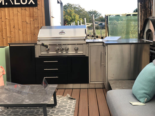Ex-Display Sunstone Modular Kitchen with Ruby 4 Burner Grill - Kitchen In The Garden