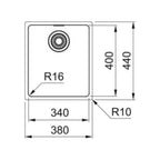 Franke Maris Stainless Steel (Inset) MRX 210-34 - Kitchen In The Garden