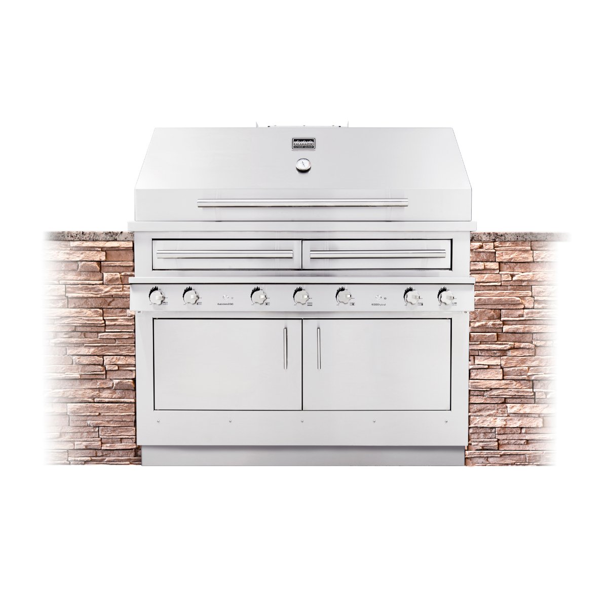Kalamazoo Hybrid Fire Built-In Grill - K1000HB-2-1-EUNG- S4 - Kitchen In The Garden