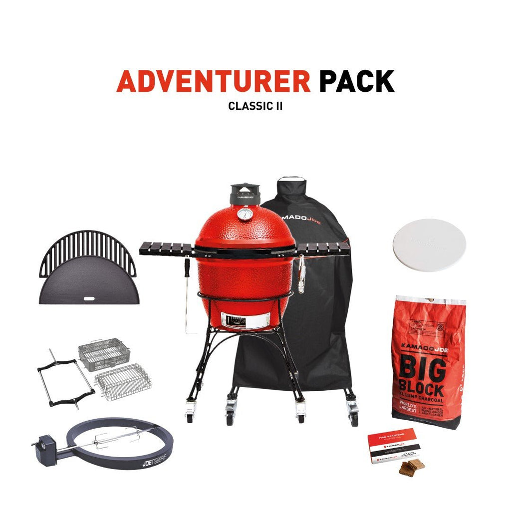 Kamado Joe Grill with Adventurer Pack - Kitchen In The Garden
