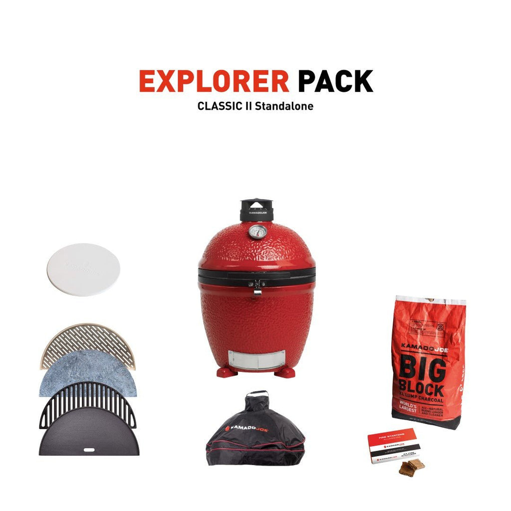Kamado Joe Grill with Explorer Pack - Kitchen In The Garden