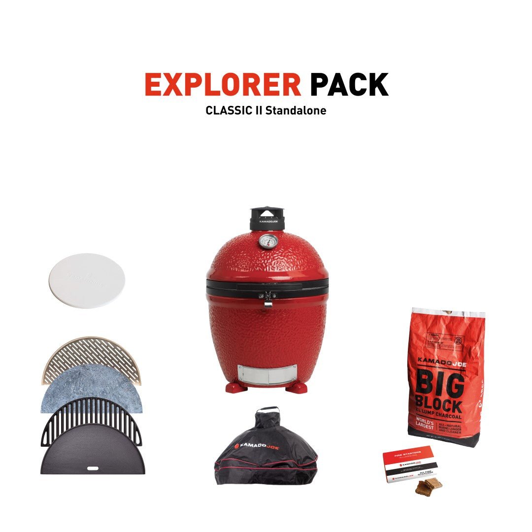 Kamado Joe Grill with Explorer Pack - Kitchen In The Garden