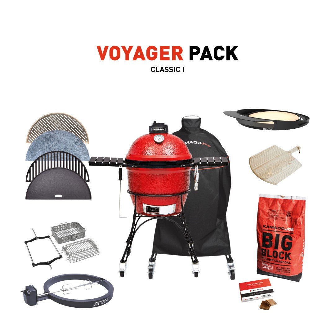 Kamado Joe Grill with Voyager Pack - Kitchen In The Garden
