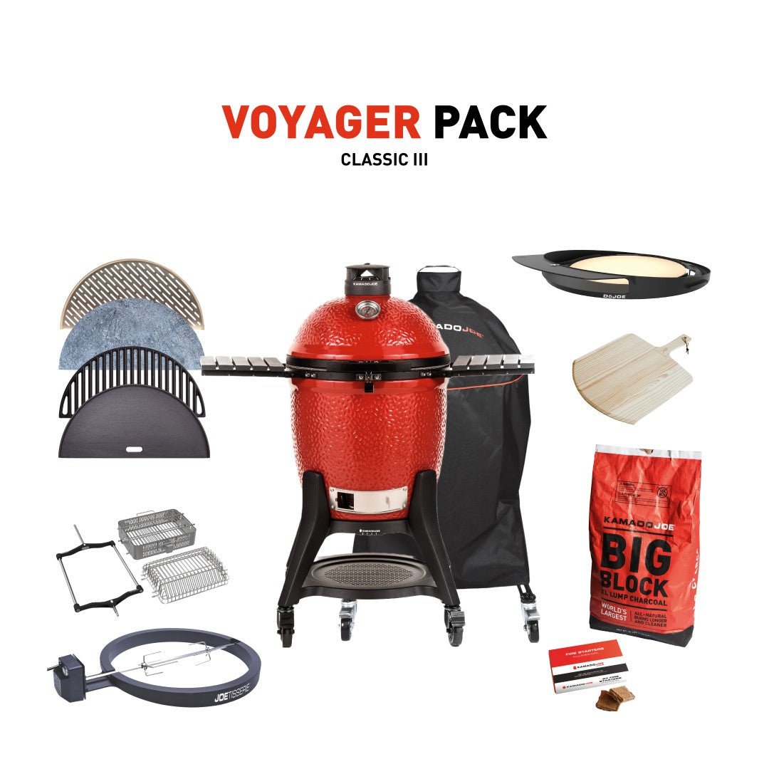 Kamado Joe Grill with Voyager Pack - Kitchen In The Garden