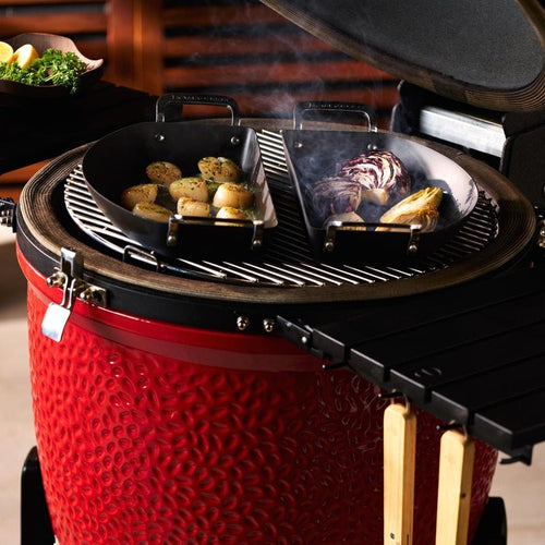 Kamado Joe Karbon Steel Half Moon Pan - Kitchen In The Garden