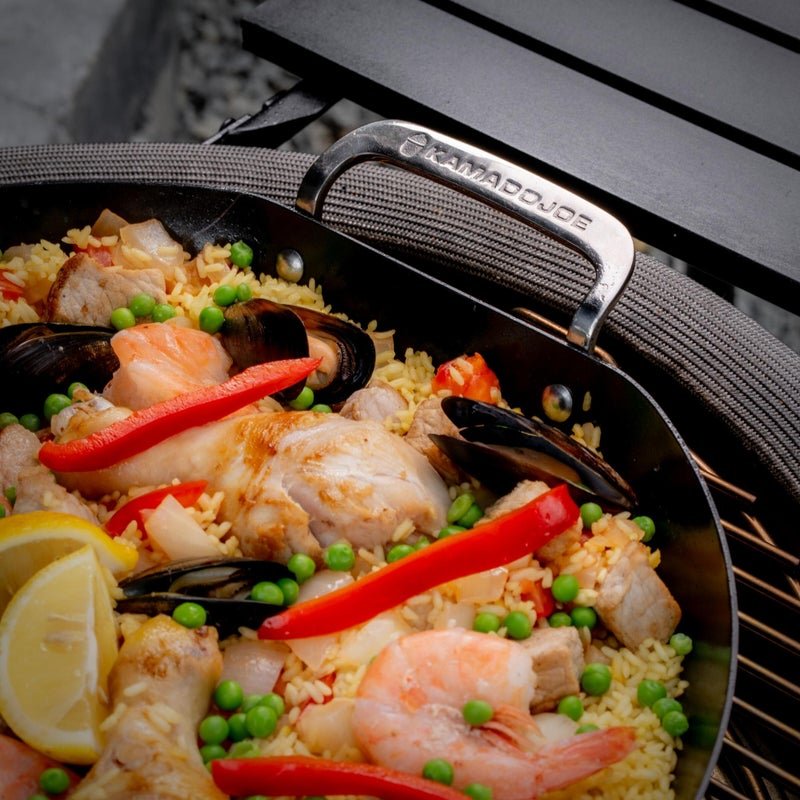 Kamado Joe Karbon Steel Paella Pan - Kitchen In The Garden