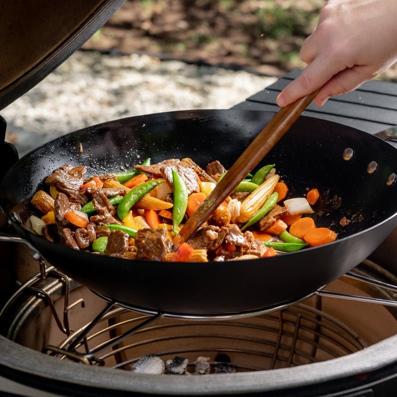 Kamado Joe Karbon Steel Wok - Kitchen In The Garden