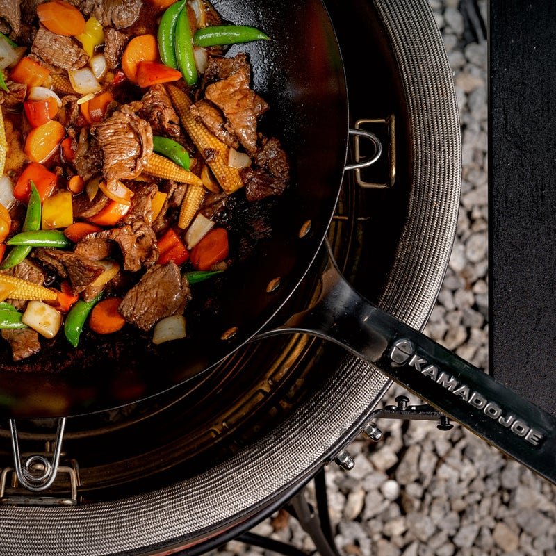 Kamado Joe Karbon Steel Wok - Kitchen In The Garden