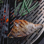 Kamado Joe Stainless Steel Half Moon Cooking Grate - Kitchen In The Garden