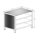 Oliveti Open Shelf Unit 700 or 1010 - Kitchen In The Garden
