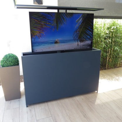 Outdoor TV Lift Cabinet - Kitchen In The Garden