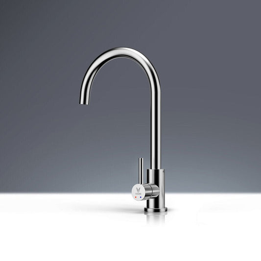 Viomi Stainless Steel Gooseneck Single Lever Mixer Tap - Kitchen In The Garden